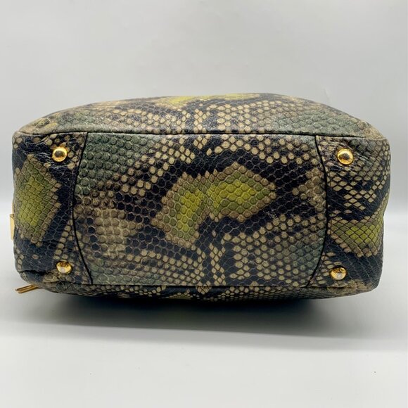 Prada Cervo Lux Printed Snakeskin Leather Tote - Picture 9 of 14
